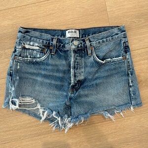 Agolde Parker Jean shorts size 27. Medium wash.